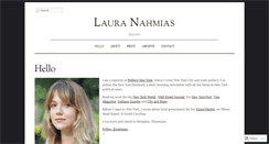 Desktop Screenshot of lauranahmias.com